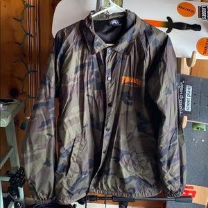 Thrasher Camo Coaches Jacket (windbreaker)